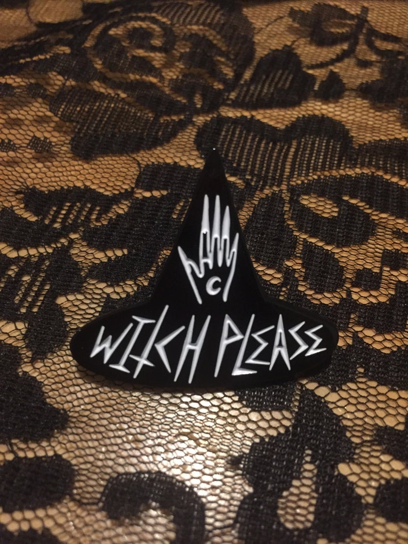 Witch Please Enamel Pin image 2