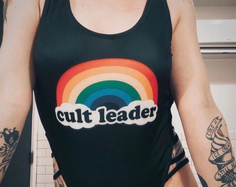 Traje de baño personalizado de tiras de talle alto Cult Leader