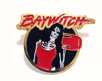 Baywitch enamel pin