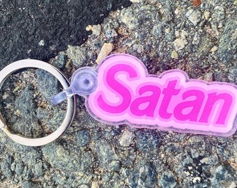 Satan Keychain