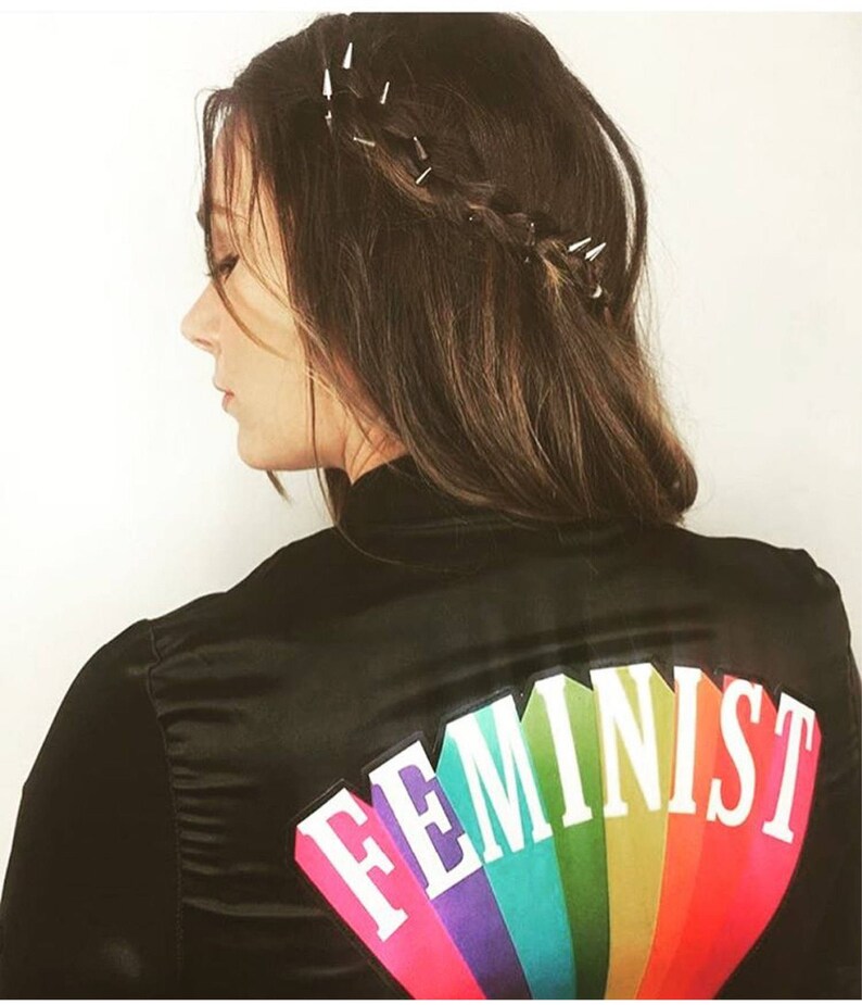 feminist bomber jacket