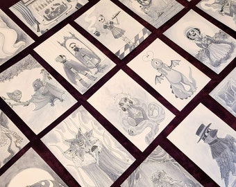 Original Illustrations (Drawlloween)