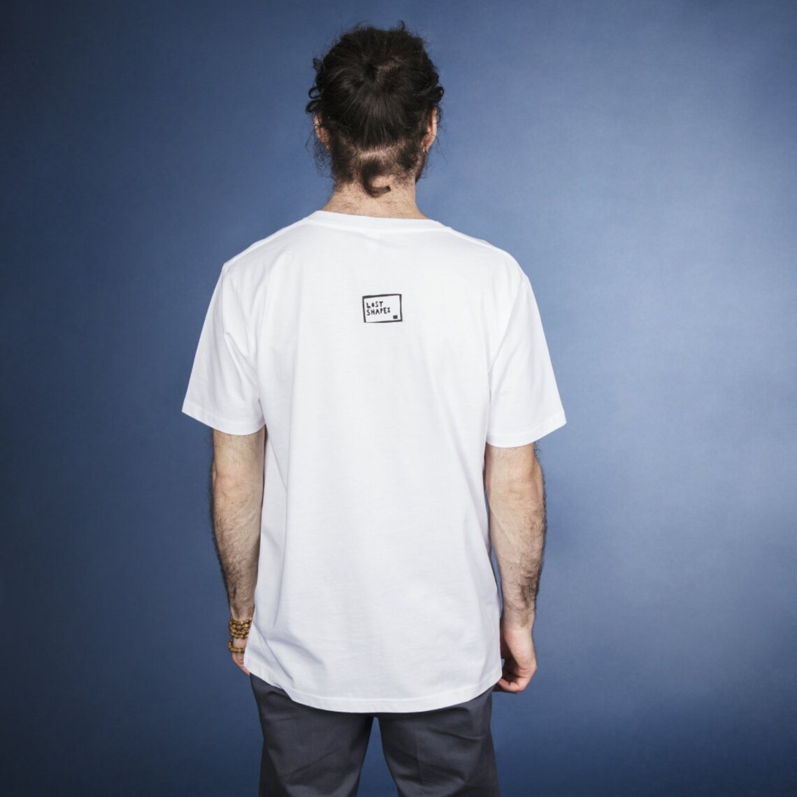 Over Optimistic hand screen printed organic t-shirt for men/ | Etsy