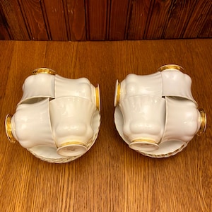 Royal Albert Val D&#39;or Teacup and Saucer Set: White Bone China, Gold Trim