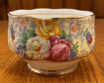 Royal Albert Rosetime Krone China, Pink Floral Mini Zuckerdose