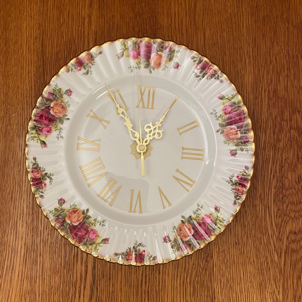 Royal Albert Old Country Roses Large Wall Clock, OCR