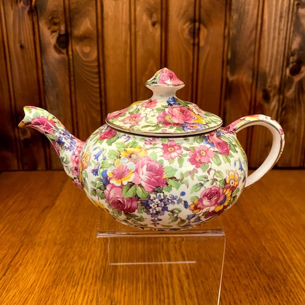 Chintz Teapot Etsy