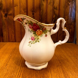 Rare Royal Albert Old Country 32 oz Pitcher, Milk Jug, Large Juice Jug