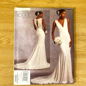 Vintage Vogue Bridal Original V1032 Wedding Dress in Plus Sizing