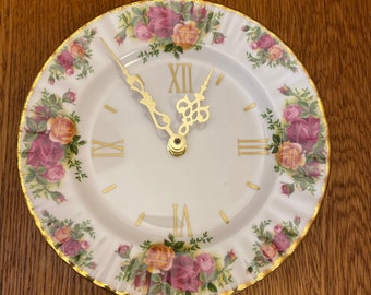 Royal Albert Old Country Roses Medium Wall Clock