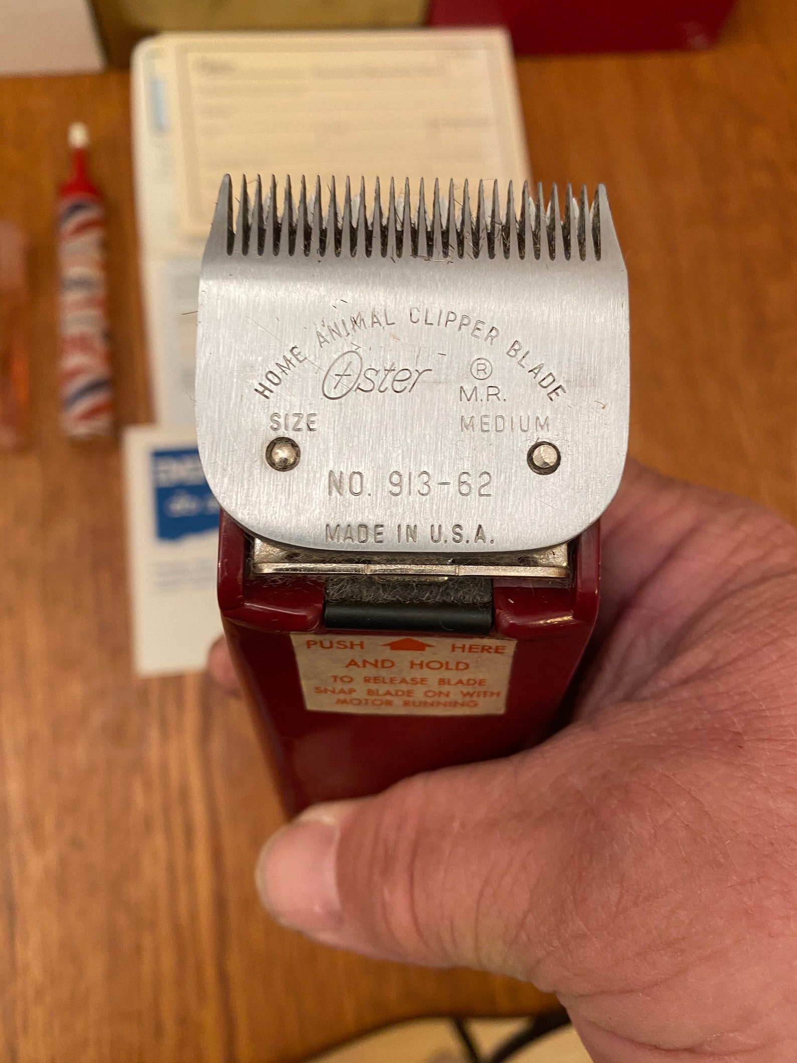 Vintage Oster Lucky Dog Clipper With Detachable Cutting Blade Etsy Canada