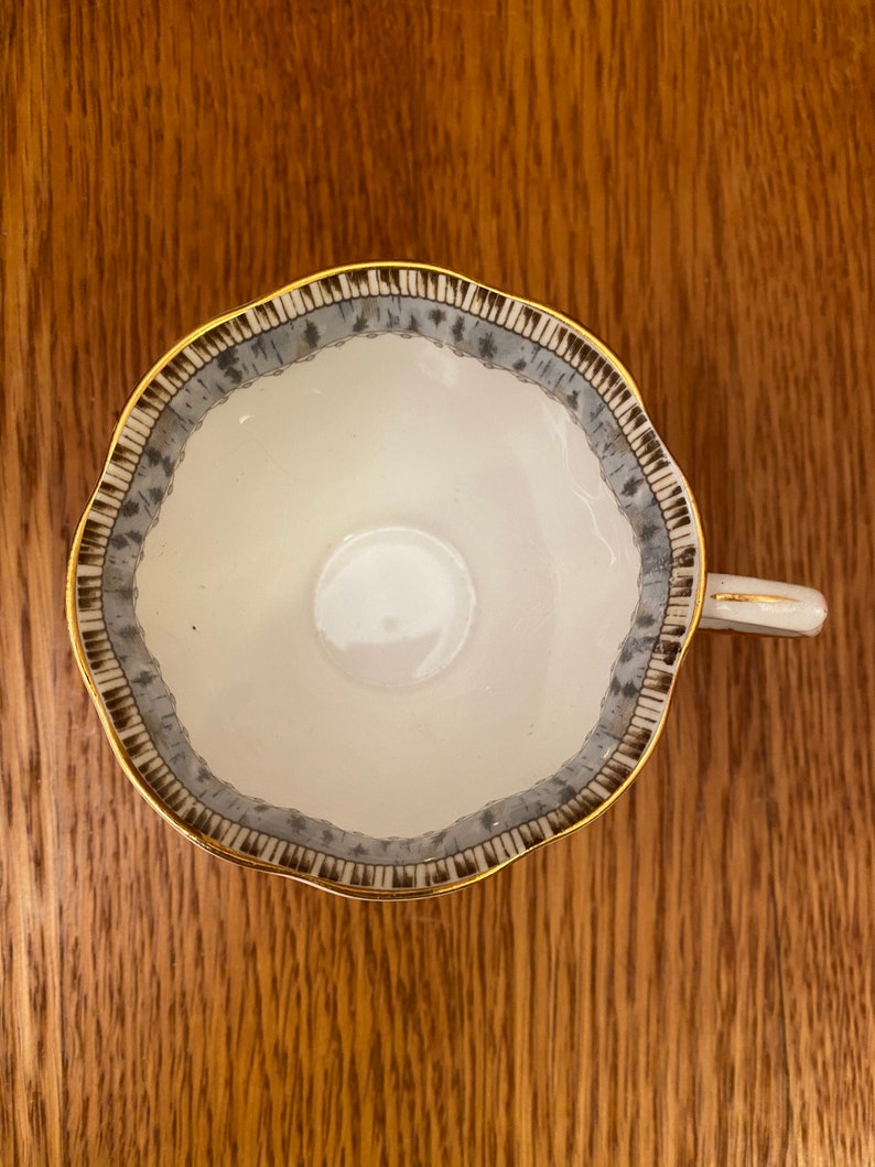 Royal Albert Silver Birch Tennis Set with Teacup, Snack Plate image 7