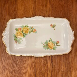 Royal Albert Tea Rose Yellow Large Sandwich Tray