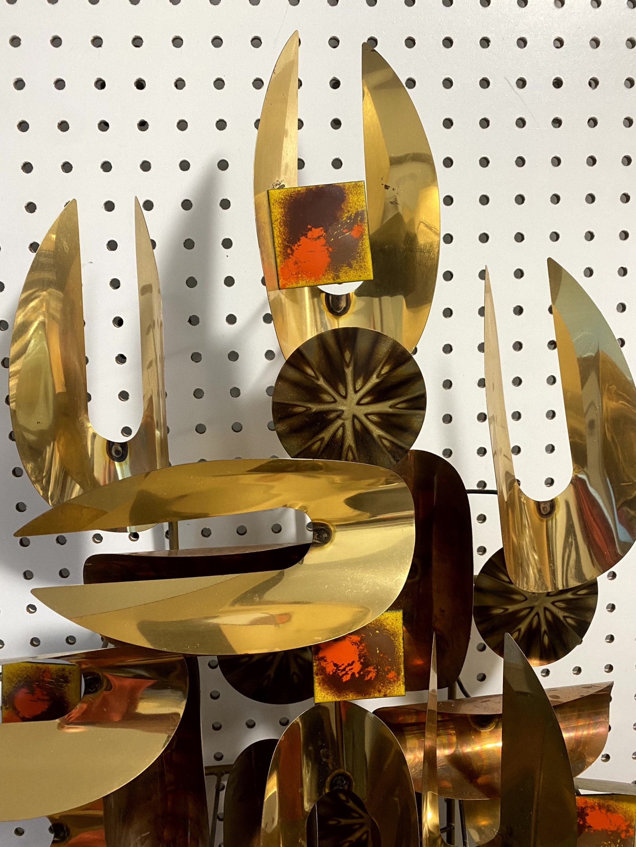 1970's Vintage Abstract and Enamel Sculpture, William Vose Jere