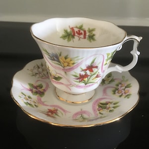 Royal Albert Canadian Emblems Teacup and Saucer