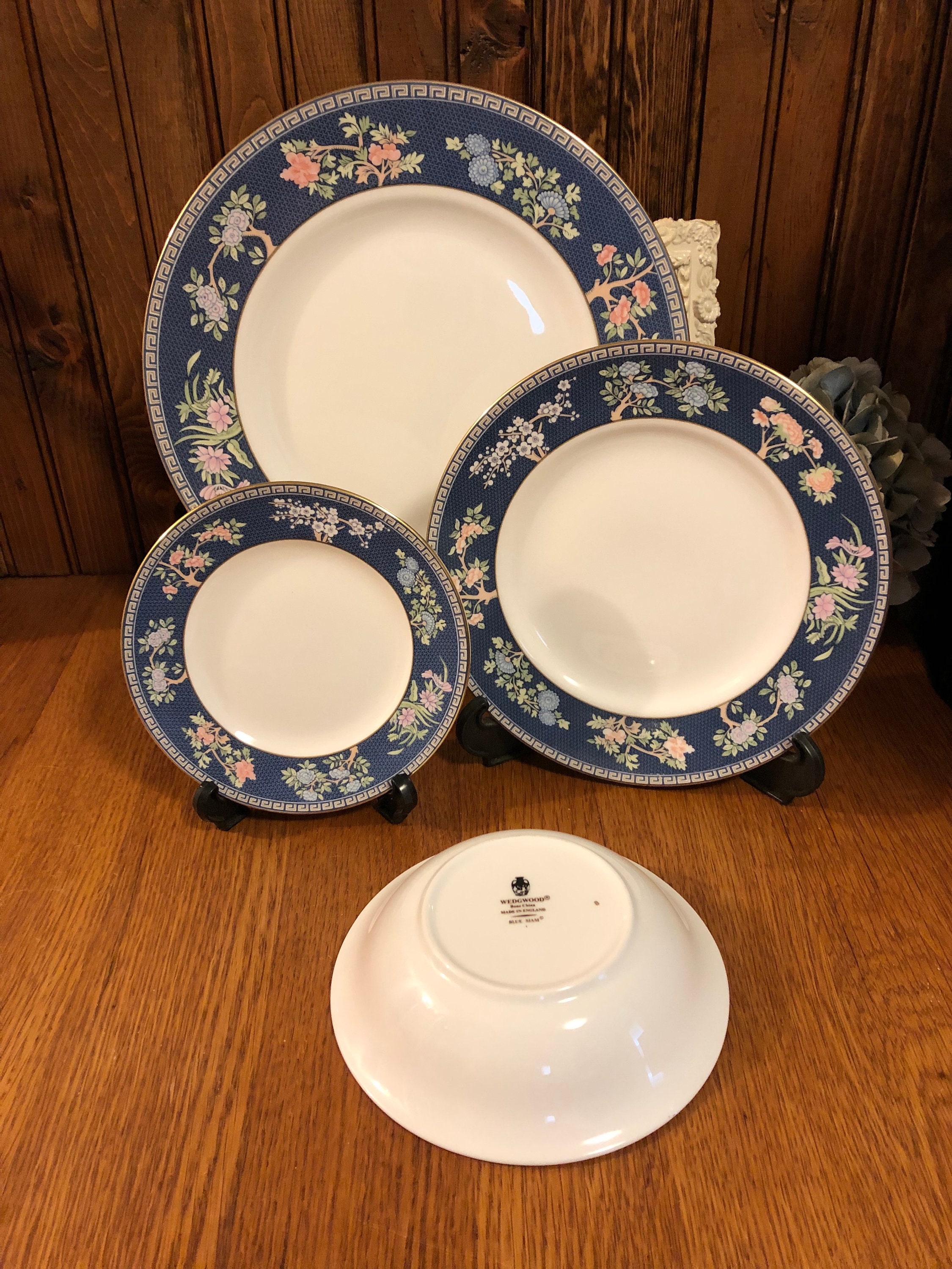 ウェッジウッド ボーンチャイナ BLUESIAM Vintage Wedgwood Blue Siam