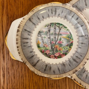 Royal Albert Silver Birch Tennis Set with Teacup, Snack Plate image 9