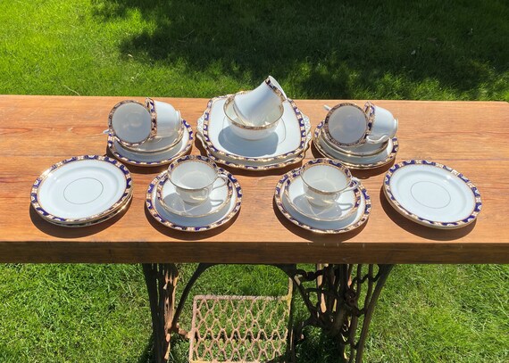 ロイヤルアルバート クラウンチャイナ 伊万里 4251 デザートセット 28