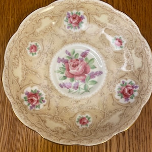 Royal Albert Devonshire Lace Orphaned Saucer, Replacement Saucer