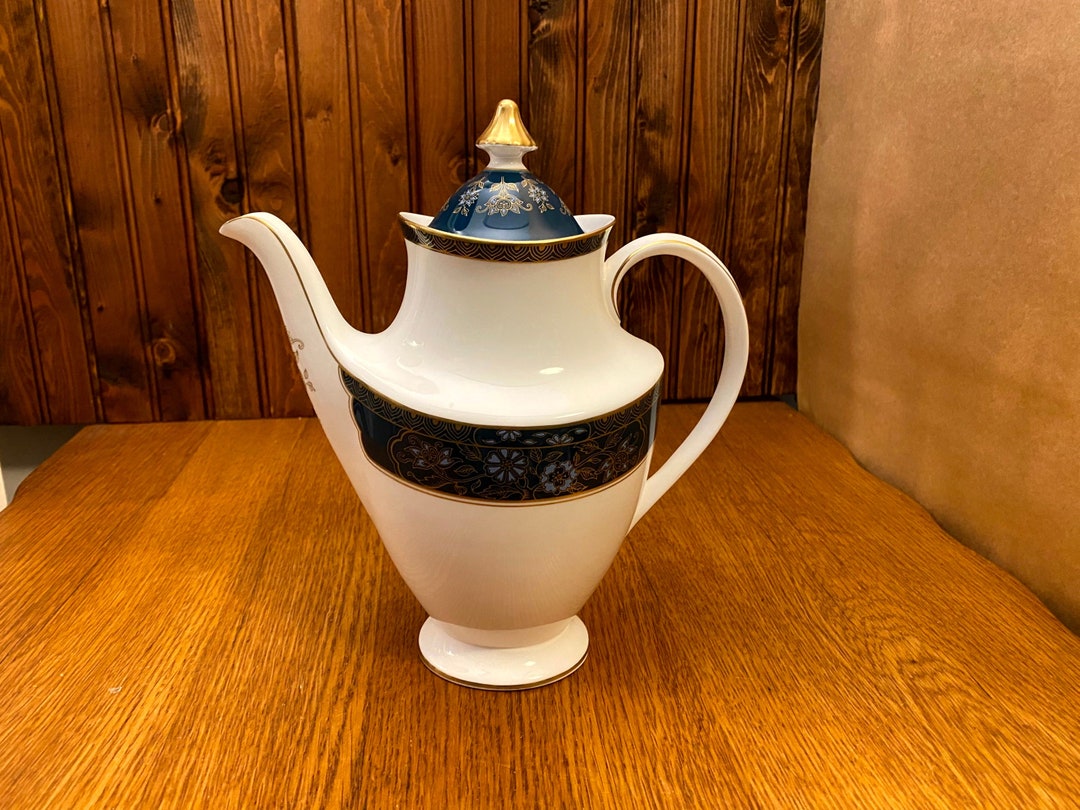 Royal Doulton Carlyle Tall Coffee Teapot H5018 Etsy