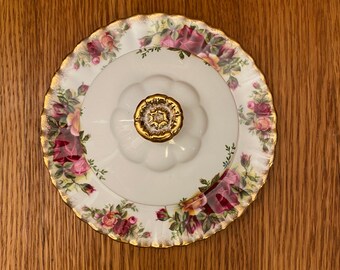 ロイヤルアルバート オールドカントリーローズ バターディッシュ