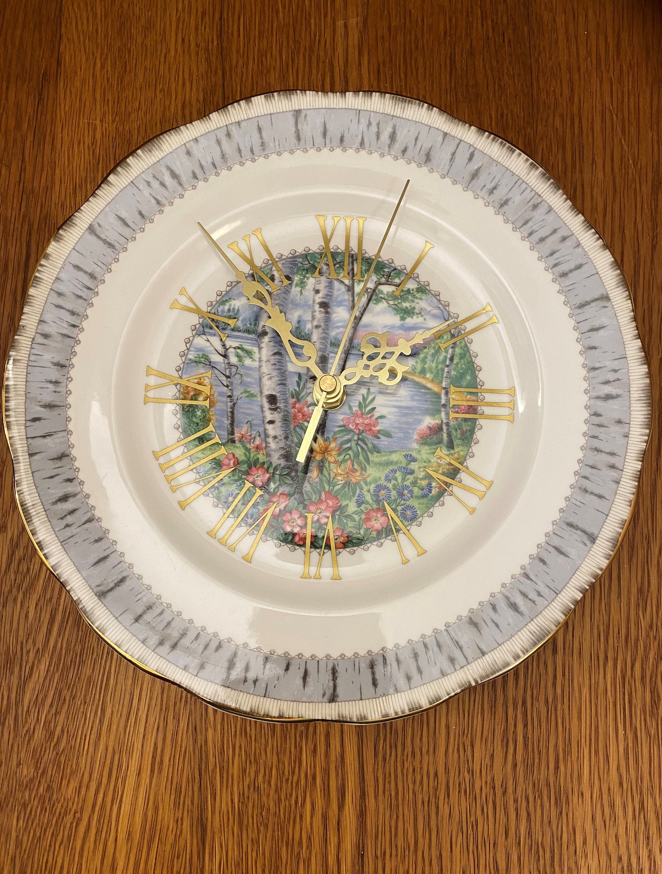 Ceramic plate clock - Etsy 日本