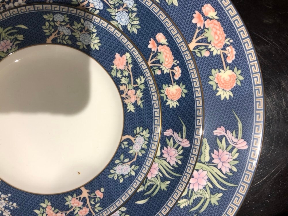 ウェッジウッド　ブルーサイアム　サラダボウル　フルーツボウル ウェッジウッド ブルーサイアム サラダボウル フルーツボウル - メルカリ