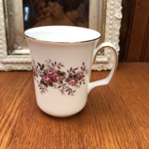Royal Albert Lavender Rose Bristol Coffee Cup Ribbed Side Mug