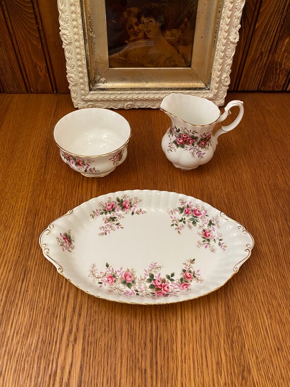 ロイヤルアルバート ラベンダーローズ ミニクリーマーとオープン