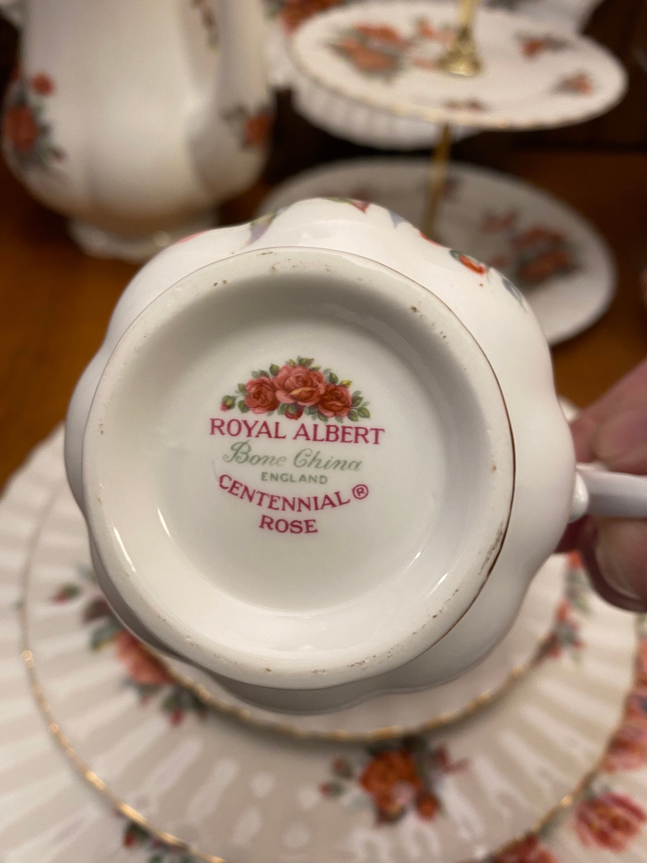 Juego de vajilla Royal Albert Centennial Rose de 28 piezas con tetera grande y cafetera servicio para 4 Etsy Espana