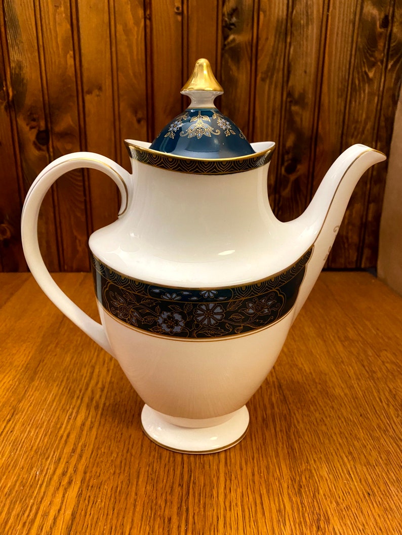 Royal Doulton Carlyle Tall Coffee Teapot H5018 Etsy