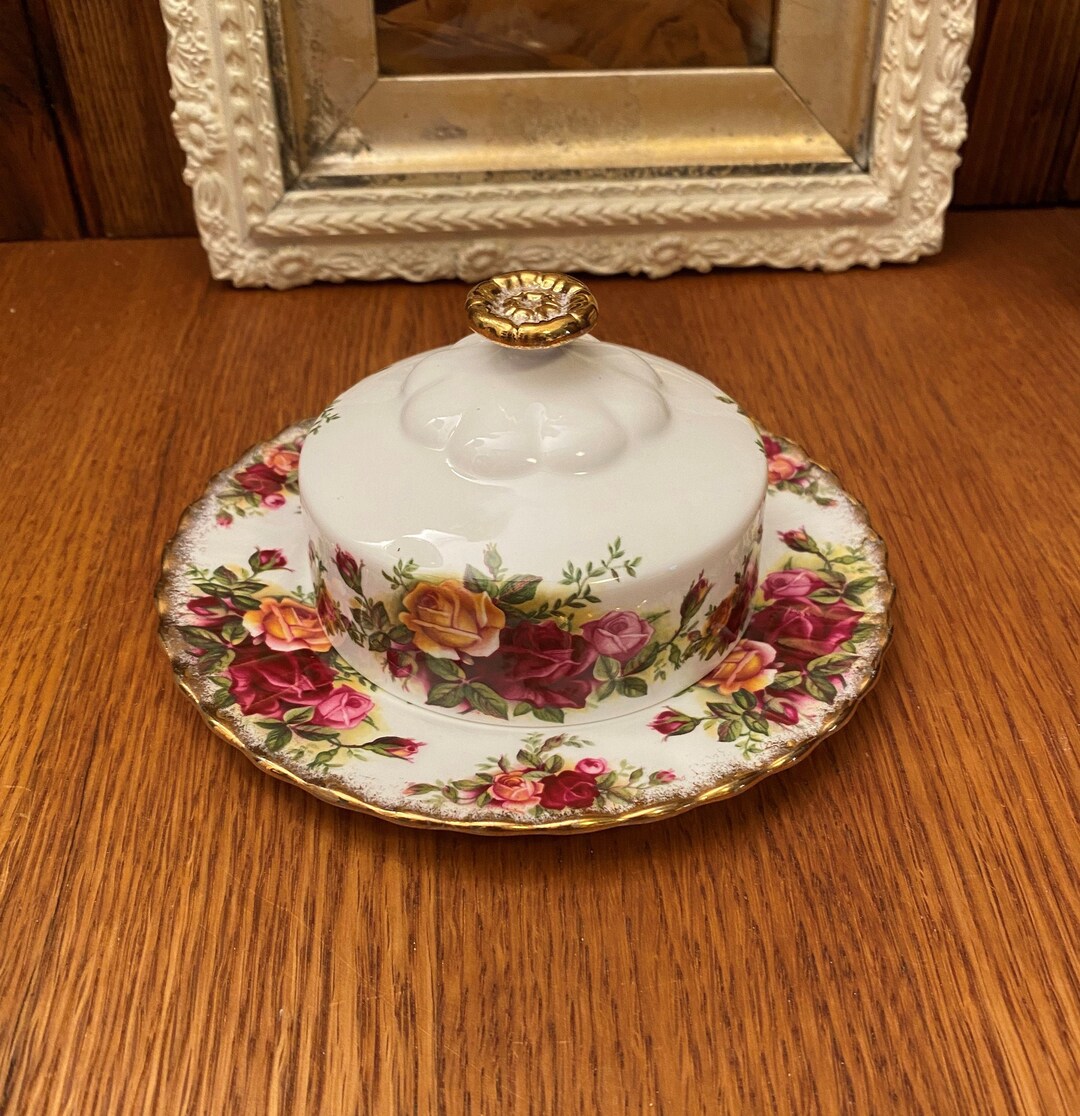 ロイヤルアルバート　オールドカントリーローズ　バターディッシュ il_1080xN.3231570538_dt4l.jpg