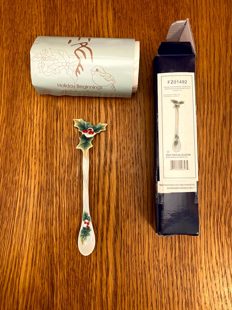 Franz Porcelain Spoon Collection Your Choice Fluttering Etsy