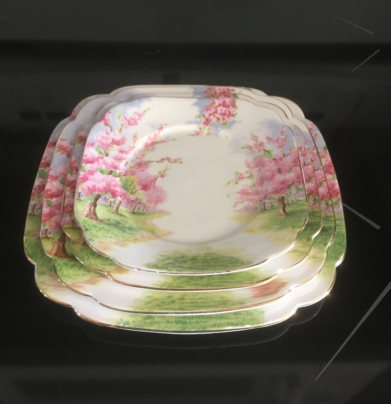 Royal Albert Blossom Time Square Bread and Butter Plate Etsy