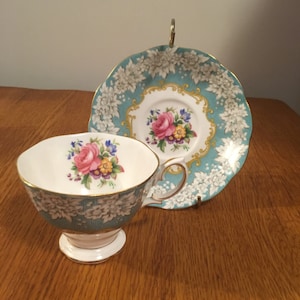 Royal Albert Enchantment Cup and Saucer in the Malvern Shape Teacup and Saucer