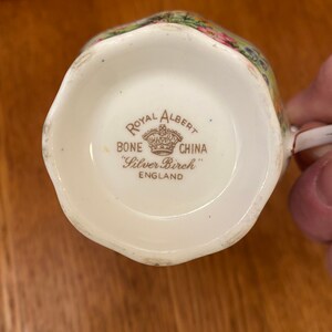 Royal Albert Silver Birch Tennis Set with Teacup, Snack Plate image 4