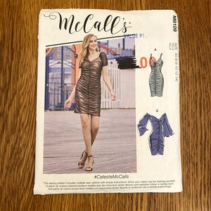 Vintage McCall&#39;s M8109 Flirty Shirred Dress with 2 Styles of Sleeves