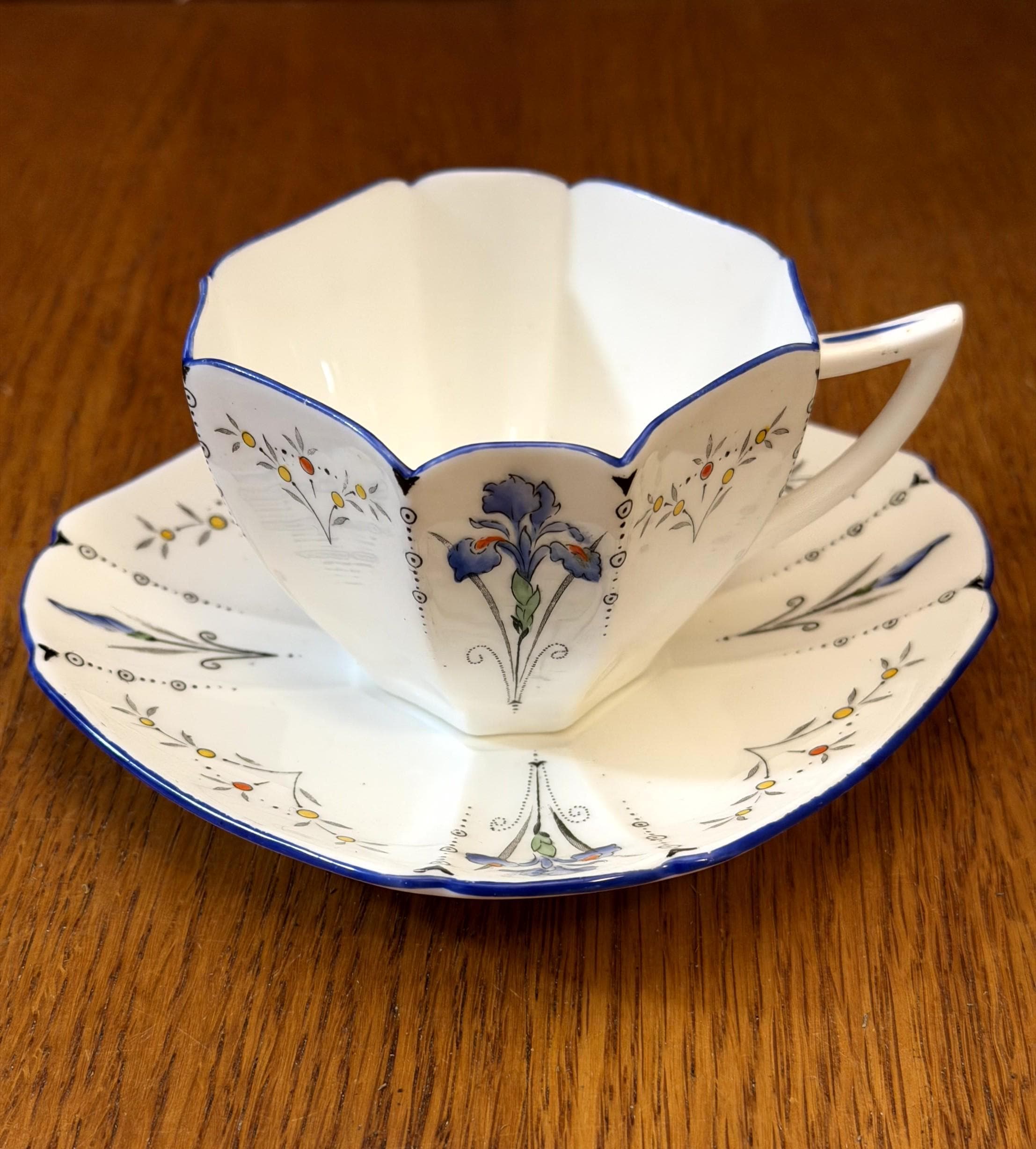 イギリス Shelley社製 クイーンアン ケーキプレートビンテージ 希少品 Shelley Queen Anne - Etsy