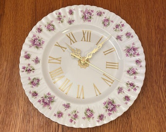 Royal Albert Sweet Violets Large Wall Clock