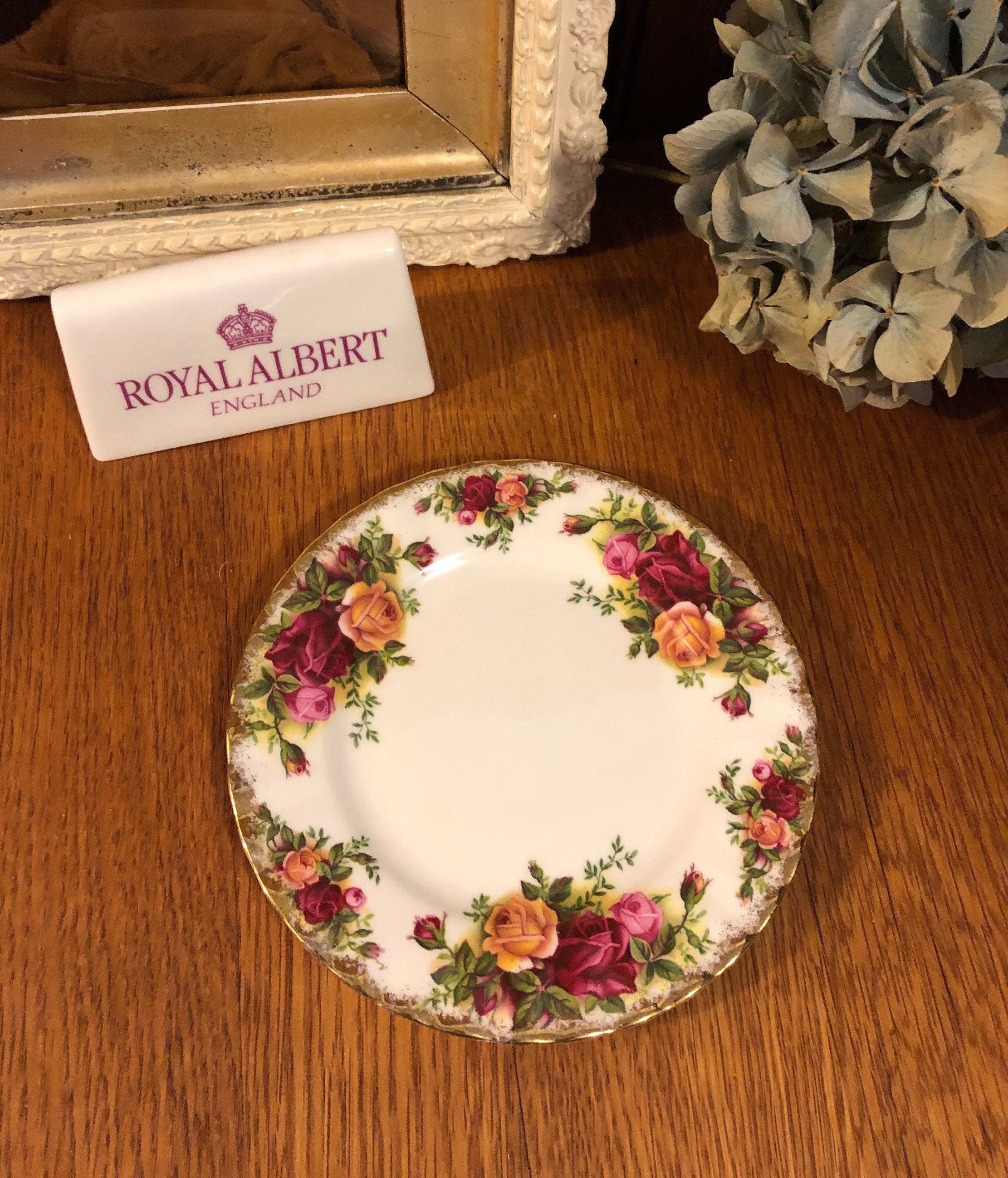Set of 4 Royal Albert Bread and Butter Plates, Small Round Plates, OCR ...