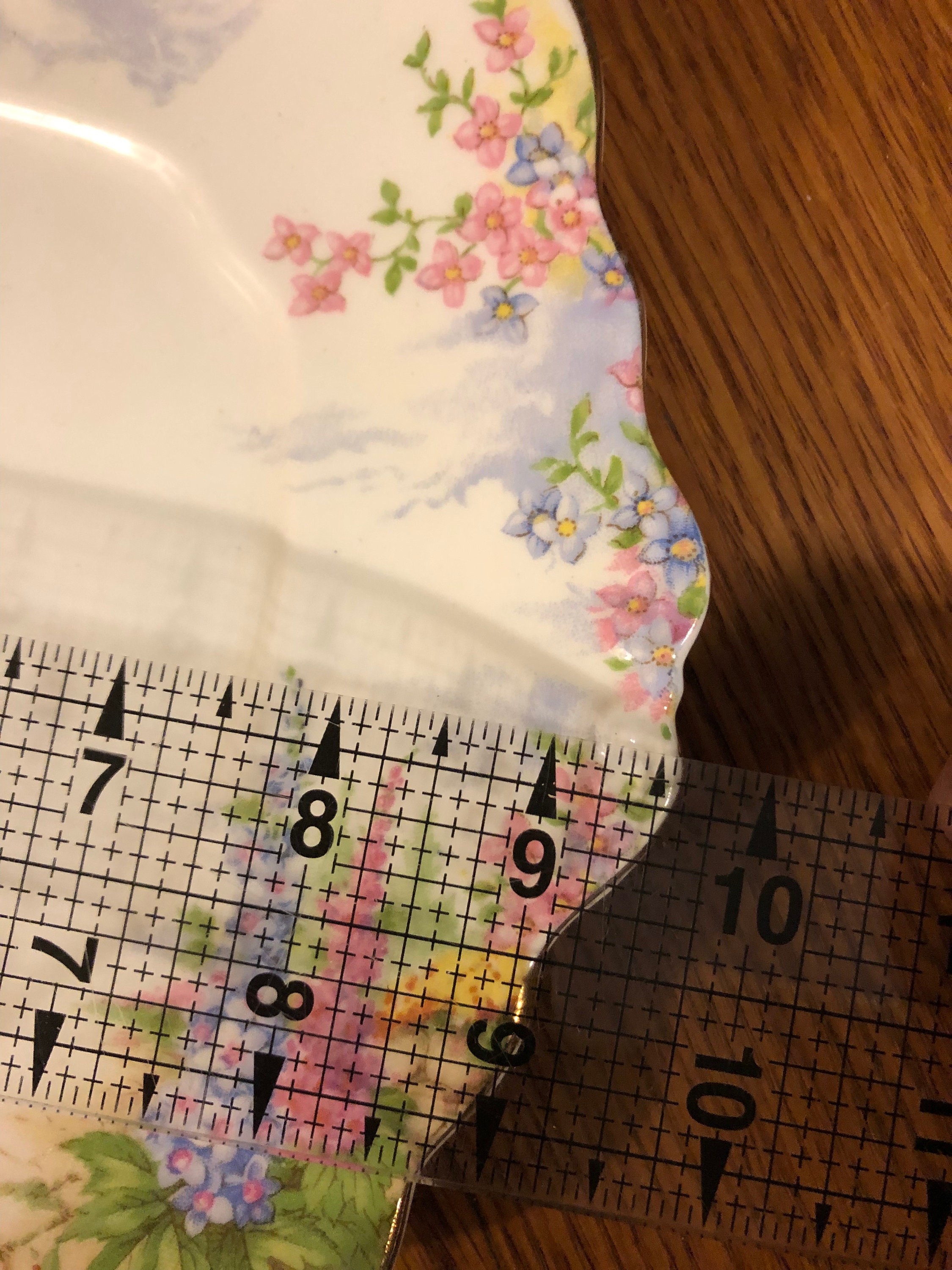 ロイヤルアルバート ケンティッシュ ロッカリー ハンドル付きケーキ