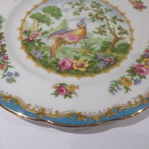 Royal Albert Chelsea Bird Blue Handled Cake Plate image 2