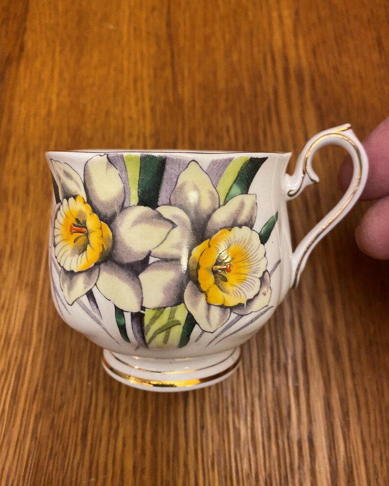 Royal Albert Flower of the Month Series Number 3 Daffodil Etsy