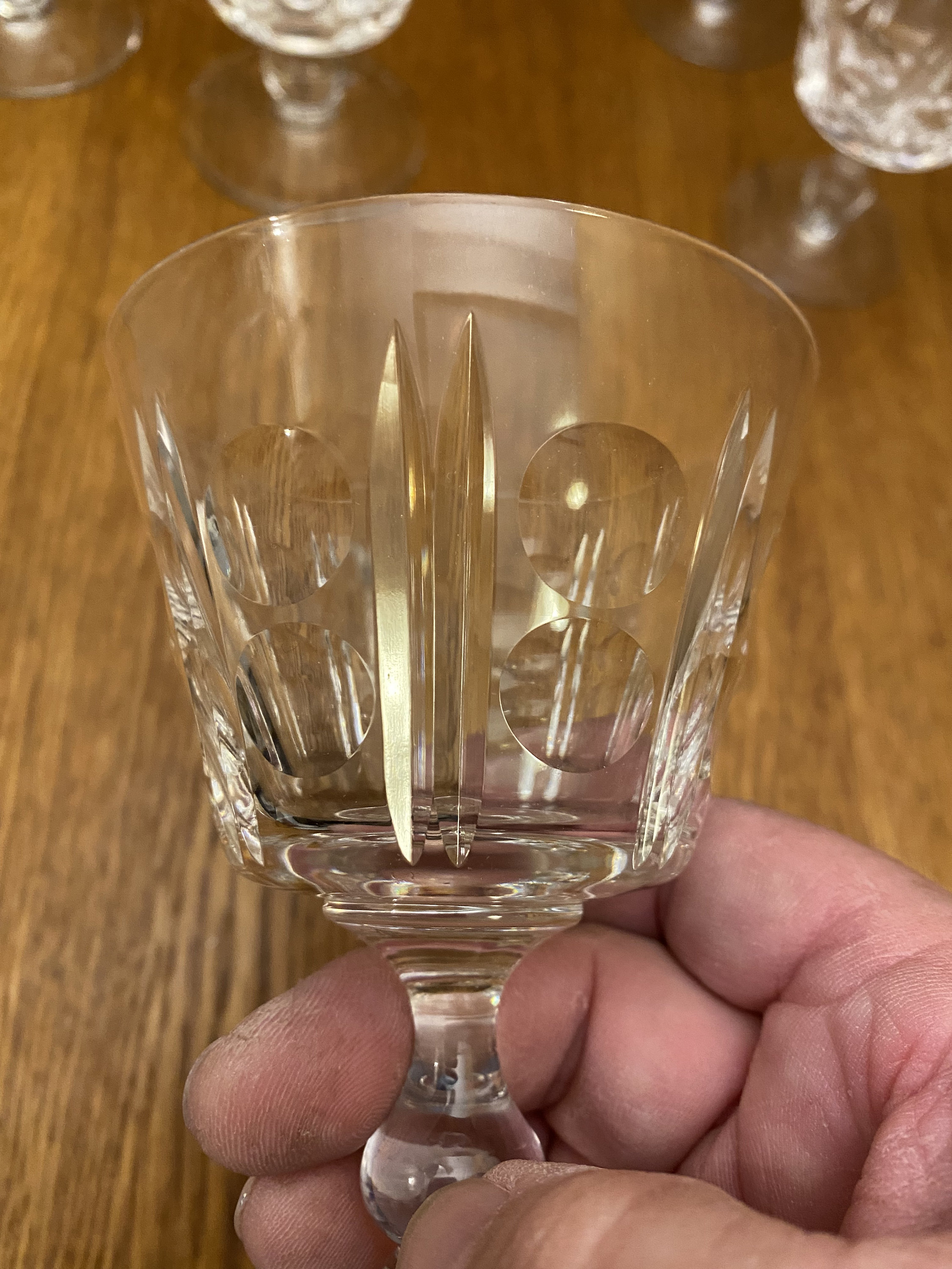 スチュアートクリスタル、イギリス、ワイングラス8個セット、2