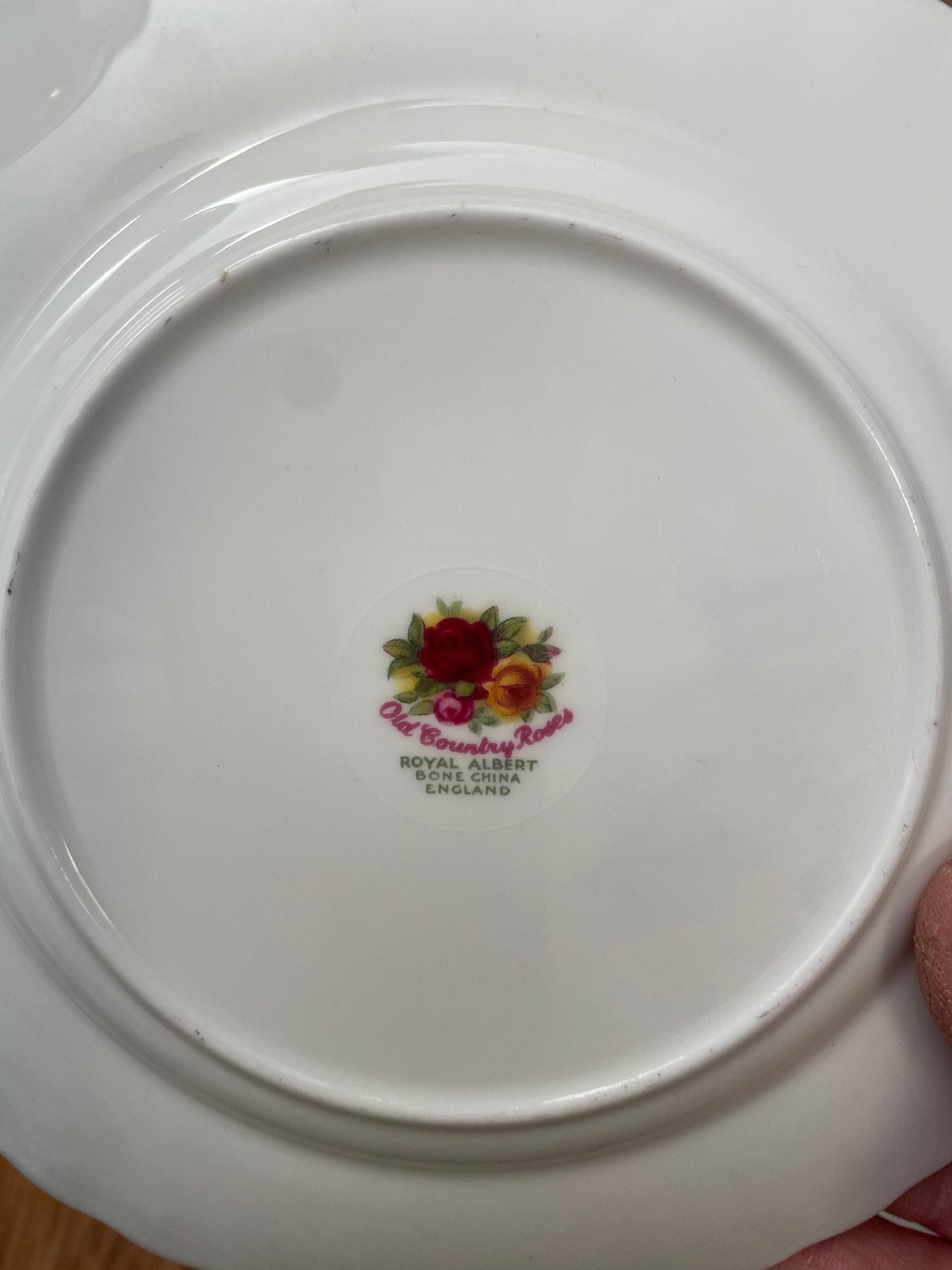 ロイヤルアルバート オールドカントリーローズ バターディッシュ