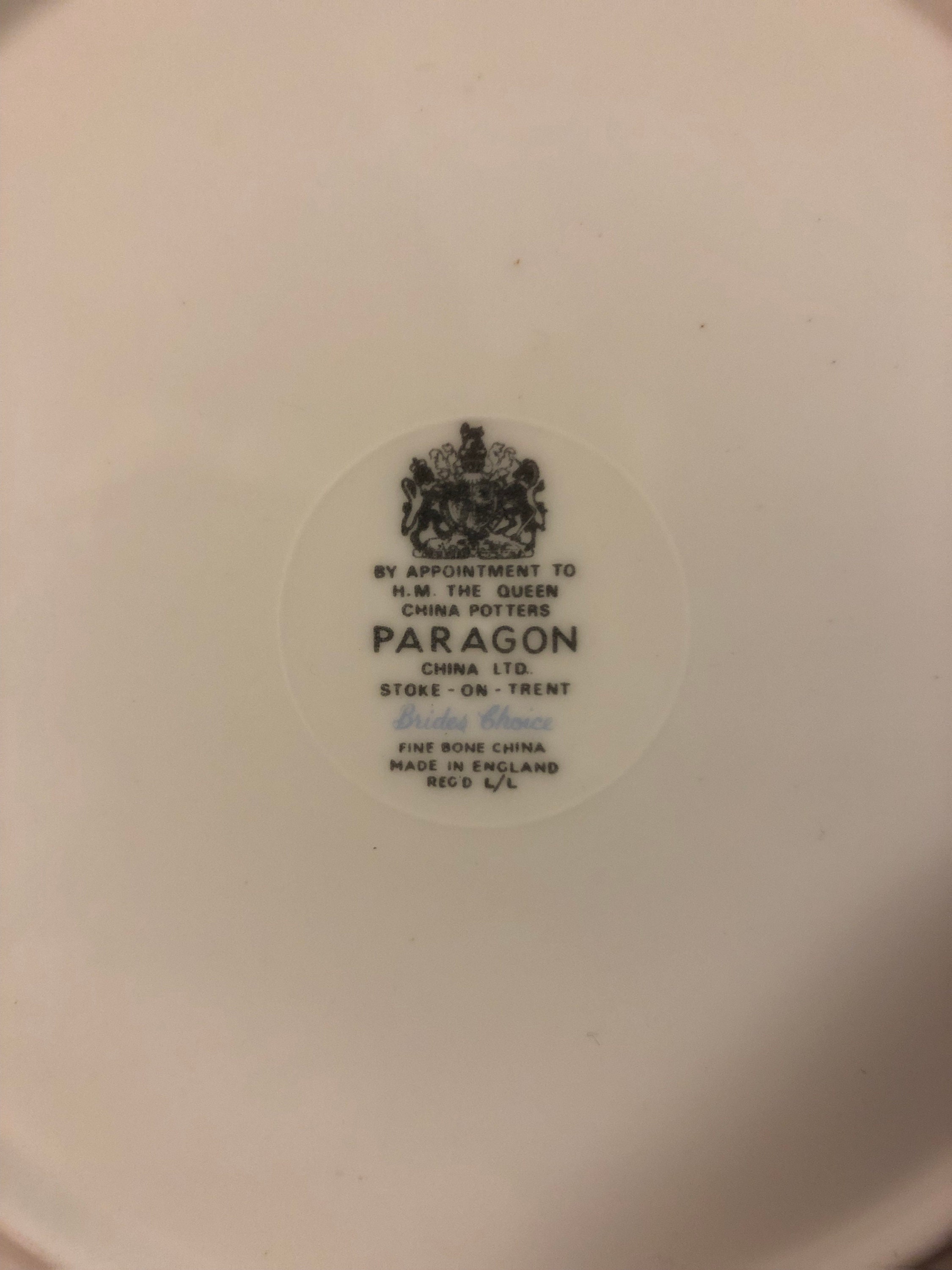 20 Piece Set, Paragon Brides Choice, Service for 4, Silver Rim