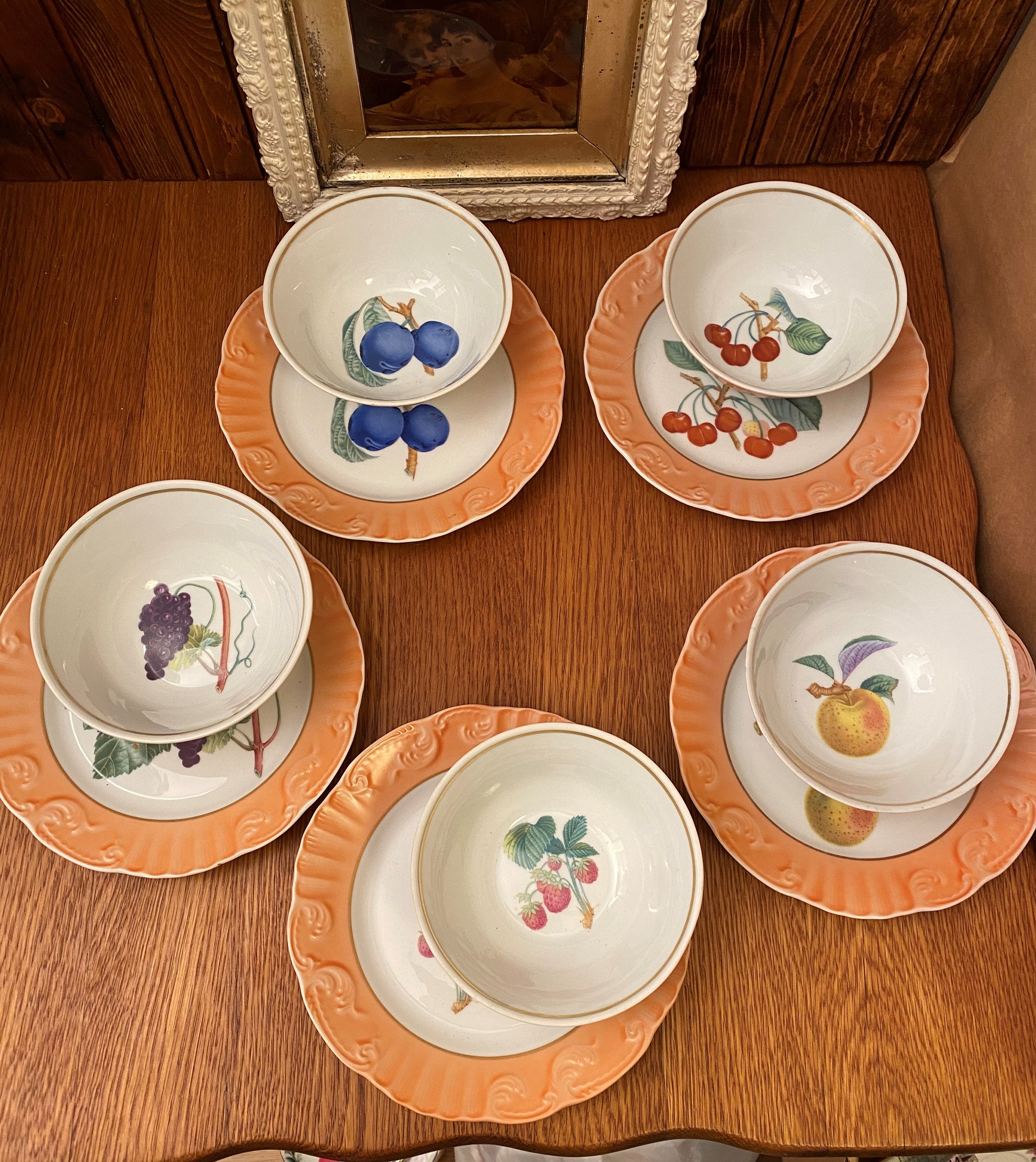 Mottahedeh Summer Fruit Bowls and Salad Plates, Choice - Etsy Denmark