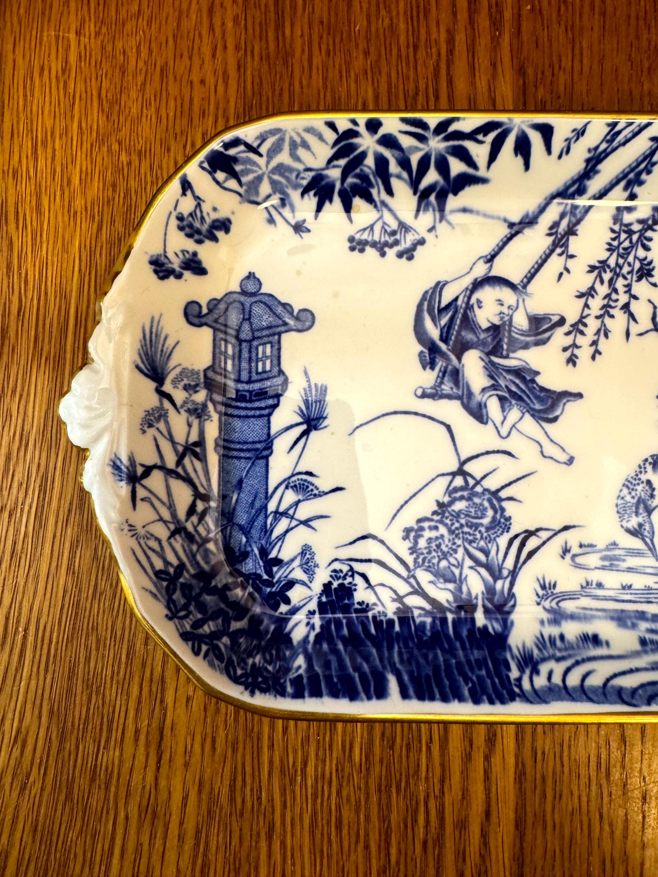 ヴィンテージ ロイヤルクラウンダービー レアサンドイッチプレート