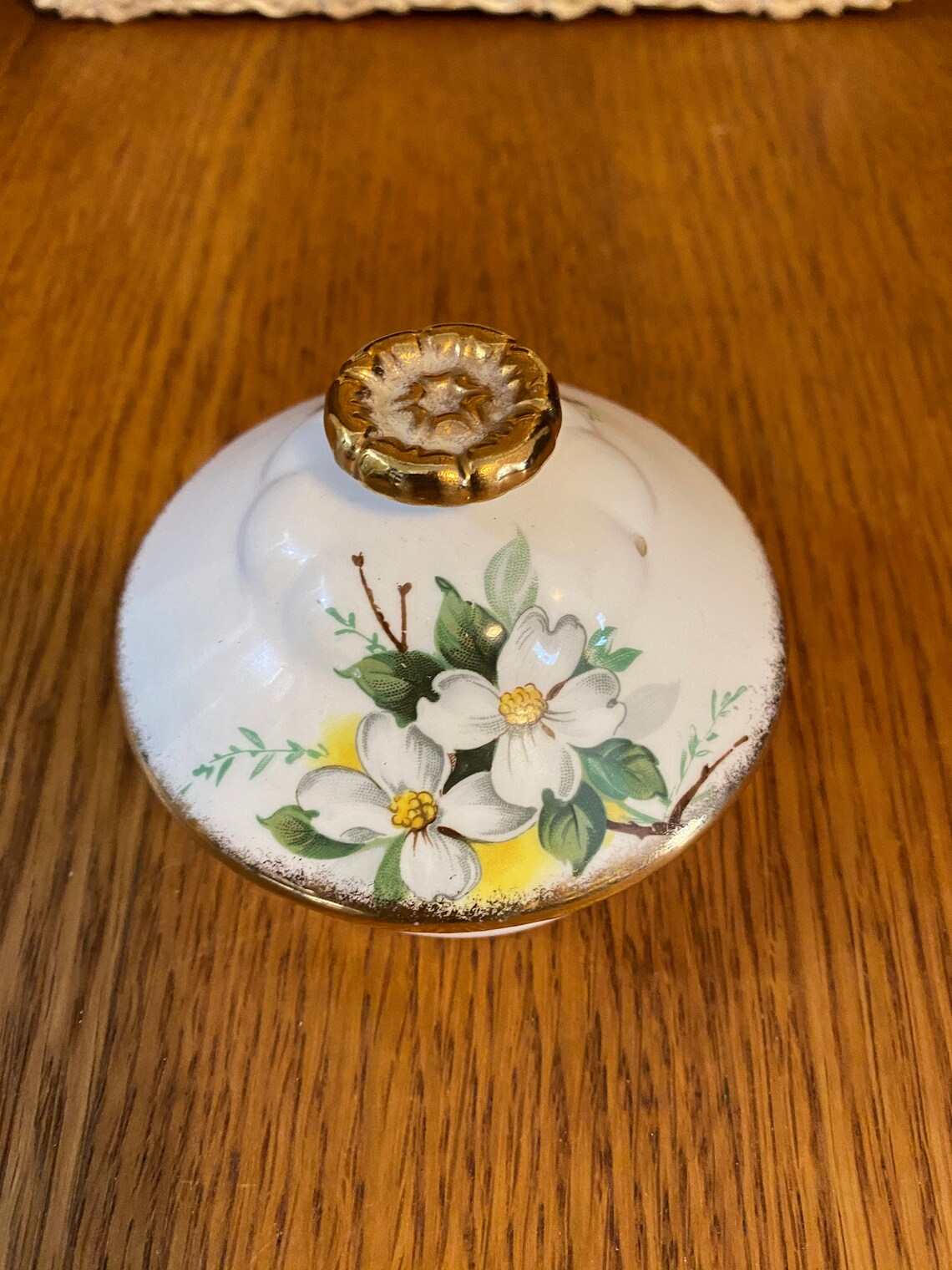 Royal Albert White Dogwood Large Teapot Replacement Lid Etsy