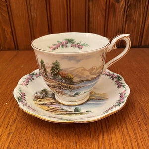 Royal Albert Traditional British Song Series, Road To The Isles Teacup and Saucer
